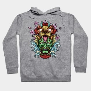 Japanese monster eating oni Hoodie